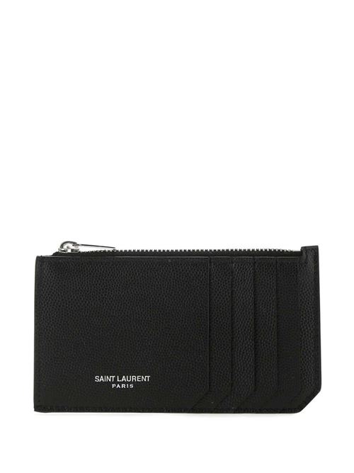 Card holderCard holder fragments with zip SAINT LAURENT | 609362BTY0N1000